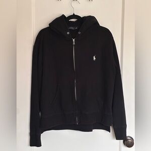 Ralph Lauren Black Hoodie with Logo